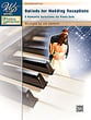 Ballads for Wedding Receptions piano sheet music cover